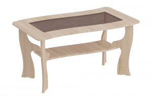 Журнальный стол со стеклянной столешницей в гостиную №16