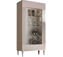 Шкаф витрина Rimini Solo РМВ2-2С (s) левый (слоновая кость)